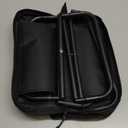 Outdoor Folding Stool Lightweight Foldable Chairs for Outside Waterproof Camping Stool Portable Seating Durable Comfortable Breathable Easy to Carry Perfect for Queuing Hiking and Picnics (Black)