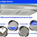S99010430-002 Compatible with BR Range Hood Filter 13-7/8'' x 15-3/4" 4512880 Replacement HPF30 Nu-tone Grease Filter 2 Pack Upgrade 5-Layer Nutone Kitchen Exhaust Fan Filter Screen