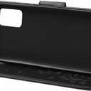 Klapber Phone Case for Xiaomi Poco F3 Case, Xiaomi Poco F3 Leather Wallet Case with Card Slot Holster & Kickstand, Slim Soft TPU Silicone Shell Flip Cover for Xiaomi Poco F3, Black