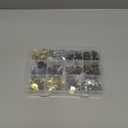 Tanstic 88 Sets 14mm and 18MM 4 Color Magnetic Button Clasps Snaps Fastener Clasps Button Knitting Buttons Sets for Sewing, Craft, Purses, Bags, Clothes, Leather