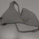 Aoxjox Women's Workout Sports Bras Fitness Metamorph Sienna Twist Bra Yoga Crop Tank (Grey), XS