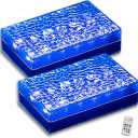 Solar Paver Color Changing Lights, 6x9 Recessed Brick Light, Heavy Duty IP67 Waterproof LED, Outdoor Lighting for Ground, Pool, Garden, Driveway (RGBW, 2Pack)