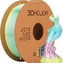 3DHoJor Silk PLA 3D Printer Filament 1.75mm Silk Shiny Fast Gradient Color Change Rainbow Multicolor PLA Filament 1kg (2.2lbs) /Spool for FDM 3D Printers-Macaron