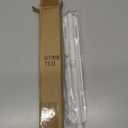 12 inch Valet Rod for Closet Pull Out, Heavy Duty Closet Valet Rods Slide Out, Adjustable Pull Out Closet Rods for Hanging Clothes with 4 Hooks Closet Organizers and Storage (White)