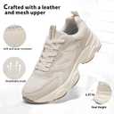 BAASPLOA Women's Casual Fashion Sneakers Lightweight Walking Platform Chunky Shoes for Women Workout Gym Sneakers Non Slip Breathable Tennis Shoes Retro Dad Shoes 8