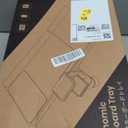 Klearlook Upgraded Adjustable Keyboard Tray for Above Desk & Under Desk Use - Ergonomic Sit-Stand Keyboard Riser with 360° Rotation, 24.4"10" Keyboard Stand with Wrist Rest & Storage Drawer - Black