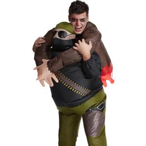 Morph Costumes Adult Inflatable Zombie Costume Blow Up Zombie Hunter Scary Halloween Costumes