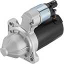 BDFHYK Starter Motor Compatible with Hyundai Accent 2012-2013, Veloster 2012-2013, Compatible with Kia Rio 2012, Soul 2010-2012, L4 1.6L, 12V 0.9KW 8 Teeth Clockwise, Replce# 17593N, 17593