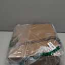 Toddler Booster Seat for Dining Table, PU Washable Double Safe Straps Non-Slip Bottom Booster Seat Dining Toddler, Portable Travel Increasing Cushion (Khaki)