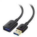 Cable Matters 2-Pack 5Gbps USB Extension Cable - 3ft, USB 3.0 Extension Cable, Male to Female USB3.0 Extender, Compatible with Webcam, VR Headset, Printer, Hard Drive, Black