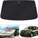 KUST Windshield Sun Shade for Honda HR-V 2016 2017 2018 2019 2020 2021 2022 HRV Sunshade Window Sun Visor Protector Foldable Blocks UV Rays Keep Your Car Cooler