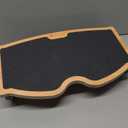 StrongTek Ergonomic Wood Foot Rest for Enhanced Circulation & Comfort, 350lbs Capacity, Rocker Balance Board for Standing Desks, Non-Slip, No Assembly, 18" Wide - Ideal for Office/Home