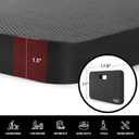 NETANY Extra Thick Kneeling Pad for Gardening, Comfortable Knee Pad Cushion, Extra Large Foam Kneeler Mat for Gardening, Baby Bath, Workout, Exercise & Yoga, Mechanic, 17.8 x 11 x 1.5 in, Black