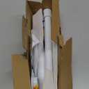 WEBI Clothing Rack Wall Mount White, 24" Industrial Pipe Clothes Rack for Hanging Clothes, Heavy Duty Iron Garment Rack Bar, Retail Display Clothes Rod for Closet, Laundry Room