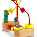 Melissa & Doug First Wooden Bead Maze, Develops Motor and Cognitive Skills, Great for Girls and Boys Ages 1-3, Encourages Fun and Creative Learning!