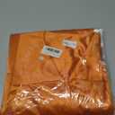 Newrara Adult Shiny Graduation Cap and Gown Tassel Set for High School & Bachelor (Orange)