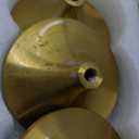 Set of 12 Brass Gold Candle Holder Candlestick Holders Taper Candle Holders Metal Candle Stick Wedding Centerpieces for Tables Candlelight Dinner Home Decor(Candles not Include) (4 Set)