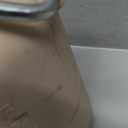 Large Glass Water Bottles with Stainless Steel Handle,100 oz Gallon Drinking Bottle with 2-in-1 Straw Lid,3 Liter Glass Water Jug with Silicone Sleeve,Wide Mouth,Amber