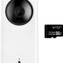 Wyze Lifestyle Cam Pan v2, Pan/Tilt/Zoom Indoor Wi-Fi Smart Home Security Camera with 1080p Color Night Vision, Motion and Sound Detection for Baby & Pet, Compatible with Alexa & Google Assistant
