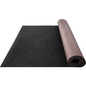 Happybuy 6 ft x 13 ft Black Marine Carpet for Boats Waterproof - 0.18" Thick Indoor Outdoor Rug Carpet Roll for Home Patio Porch Deck