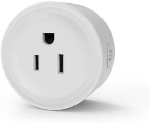 20A Wi Fi Smart Plug, Compatible With Alexa And Google Home Sockets, Remote Control With Timing Function, Voice Control, Timing And Scheduling, Works With Your Wi-Fi Router No Hub Required 