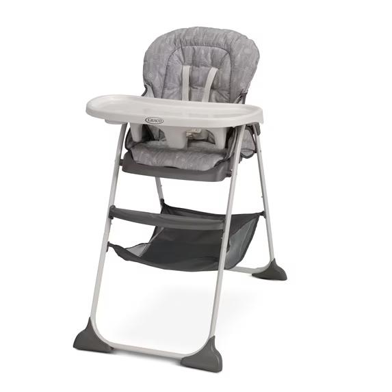 Graco Slim Snacker Highchair, Up to 3 Years Old, Highchair max weight: 40 LB