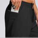 Pudolla Men's 7" Gym Workout Shorts with Zipper Pockets Quick Dry Running Athletic Shorts (3X-Large, Black)