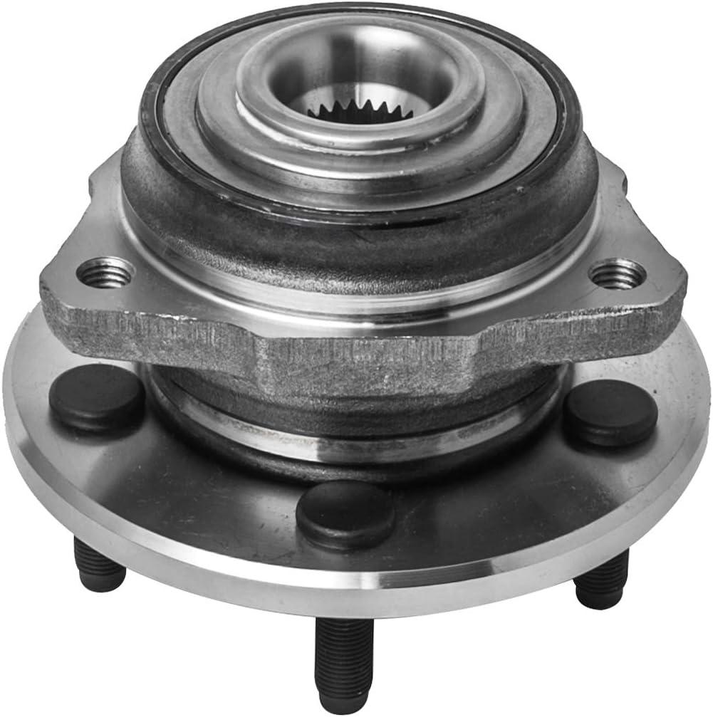 Front Wheel Hub and Bearing Assembly Left or Right Compatible 2002-2005 Jeep Liberty AUQDD 513178 [ 5 Lug Non-ABS ]