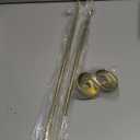 Westbrass Bullnose Faucet Kit with Round Handles, 5/8" OD x 3/8" OD x 20", Polished Brass, D105KBN-01