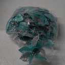 WILLBOND 36 Pieces Christmas Poinsettia Glitter Faux Flowers Christmas Artificial Flowers Tree Ornaments Topper Xmas Decorations(Blue-Green)