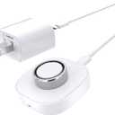 Charger for Oura Ring Gen4 (Size 10) - Fast Charging Dock with USB-C Wall Charger & 3FT Cable, Quick Charge Replacement Base Compatible with Oura Ring Gen 4 - White