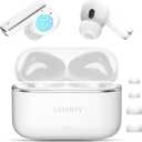 IAMJOY Language Translation Earbuds, 163 Language & Accents Two-Way Translator Device Built-in 6 Mics, 42dB Hybrid Dual Noise Cancelling Earbuds for Travel Business Learning, White