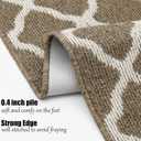 SHACOS Door Mat Indoor Entrance 18"x29" Entryway Rug Non Slip Rubber Backing Front Door Mats Inside Doormats Washable Absorbent Resist Dirt Floor Mats for House, Brown