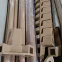 Wood Designs Stackable Daycare Cots for Kids, 52", Tan, Ready-to-Assemble Nap Cots for Sleeping - Preschool, Daycare, Kindergarten, 87800TN [Set of 6]