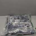 Washable Area Rugs 3'x5' Non-Slip Modern Abstract Soft for Living Room Entryway Bedroom Nursery, Print Pattern, Black Navy Blue Gray