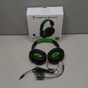 Turtle Beach Recon 50 Xbox Gaming Headset  Officially Licensed for Xbox Series X|S, Xbox One, and Windows PCs with 3.5mm  Also works with PS5, PS4, and Mobile Devices, Removable Mic, 40mm Speakers (Black / Green)