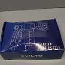 Garden Hose Nozzle, High Pressure Hose Spray Nozzle 8 Way Spray Pattern One-Touch Sprayer for Watering Plants, Lawn, Patio, Car Wash, CleaningShowering Pet (Black)