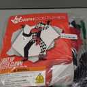 Morph Light Up Mask Kids Jester Costume Evil Clown Scary Halloween Outfit for Boys and Girls (Large)