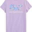 Vineyard Vines Girls' Short Sleeve Pocket Tee (Toddler/Little Kids/Big Kids) (Purple), Size 6