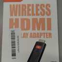 Tongtion Wireless Display Dongle Adapter, Portable Transmitter 1080p HDMI Streaming, AirPlay/Miracast, 5GHz WiFi | Plug & Play for iOS&macOS