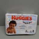 Huggies Size 2 Diapers, Snug & Dry Baby Diapers, Size 2 (12-18 lbs), 38 Count, Packaging May Vary