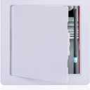 Plumbing Access Panel for Drywall 6 x 6 Inch Plastic Access Door Removable Wall Access Panel Ceiling Reinforced Hinged Durable White