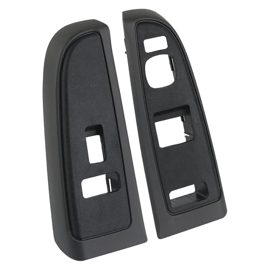 Window Control Switch Bezel Cover for Driver & Passenger Door Panel Compatible with Chevy Silverado, GMC Sierra 1500 2500 HD 3500 Door Switch Panel 2004-2007 89045124