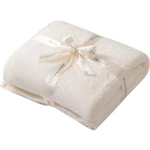 bearberry Super Soft Fluffy Throw Blanket Lightweight Cozy Warm Throw Blankets for Couch Bed Sofa All Season(Cream, 40x50)