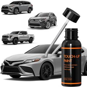 1J9 Celestial Silver Metallic Touch Up Paint for Car, DIY Car Paint Scratch Repair Kit, Automotive Paints, Quick & Easy Fix Scratch Repair Compatible with Toyota Camry/Avalon/Highlander/Tacoma