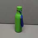 BJPKPK Insulated Water Bottles, 18 oz Stainless Steel Metal Water Bottle with Strap, BPA Free Leak Proof Jugs, Mugs, Flasks, Reusable Thermal Flasks for Sports & Travel, Green