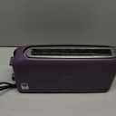 bella 2 Slice Slim Toaster, Fits-anywhere Kitchenware, 6 Setting Shade Control with Reheat & Cancel Buttons, Fits sourdough, 10 Long Slot, Anti Jam & Auto Shutoff, 900 Watt, Plum