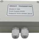 JY-S60 Weighing Scale Load Cell Amplifier Current Converter Weight Transmitter 24Vdc Supply 0-5V 0-10V 4-20mA Output Excitation Voltage 10V Sensitivity 1.0mV/V