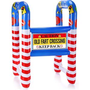 ShinyRelief Over The Hill Birthday Decorations Old Zone Inflatable Walker Gag Gift Funny Party Supply for 40th, 50th, 60th Old People Birthday Party 100th Day of School Funny(Old Fart)