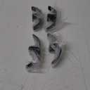 Blulu 4 Pcs Small Spider Feet Sign Holder Floor Standing Display Base Spider Feet Board Sign Holder for Display Any Size Board for Stores Advertising Events, Stainless Steel